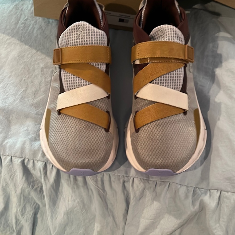 On cloud shoes. Never worn